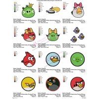 12 Angry Birds Embroidery Designs Collections 02